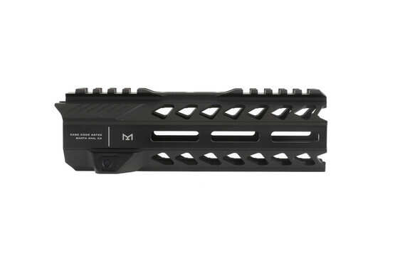 The Strike Industries StrikeRail M-LOK handguard is machined from aluminum and anodized black